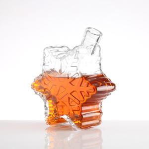 Wholesale Collar Material Aluminum Plastic PP 500 ml Glass Bottle for Empty Unique Shaped Wine from china suppliers