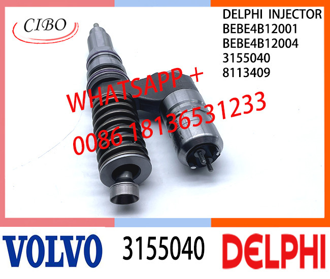 Fuel engine Diesel Injector 3155040 BEBE4B12001 BEBE4B12004 8113409 A3 for VOL FH12 3039 EURO / D12 EURO SPEC
