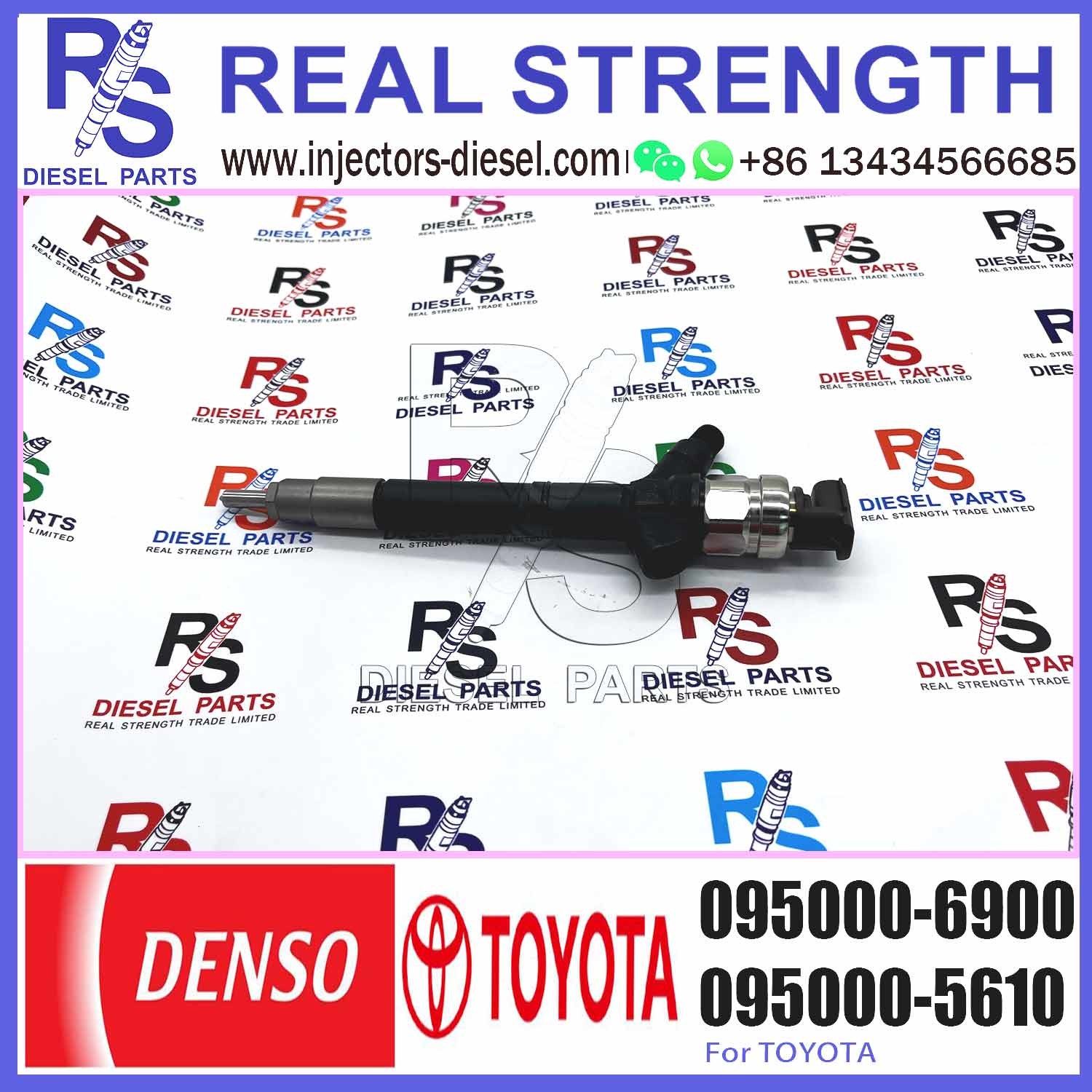 New Diesel Common Rail Injector 095000-6110 095000-6900 095000-7600 095000-7610 23670-09200 236700R060 For TOYOTA 2AD-FH