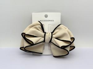 Wholesale Fashionable Cream Bow Hair Clip with Various Color Options from china suppliers