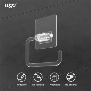 Wholesale CIF Trade Clear Tissue Paper Toilet Roll Holder Self Adhesive 140*83*25mm from china suppliers