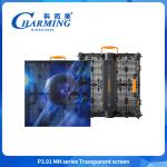Rental P3.91 transparent screen waterproof for outdoor use factory outlet best