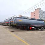New Liquid Discharging Tanker Semi Trailer Water Tanker Trailer Oil Semi Trailer