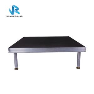 Wholesale Anti Slip Waterproof 4ft * 4ft Stage Equipment For Outdoor Concert / Events from china suppliers