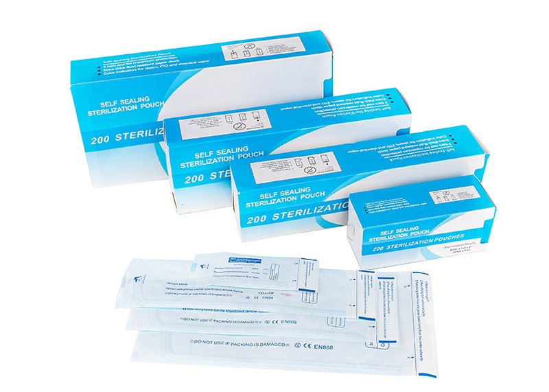 Dental Disposable Dry Heat Sterilization Pouches 90x260mm
