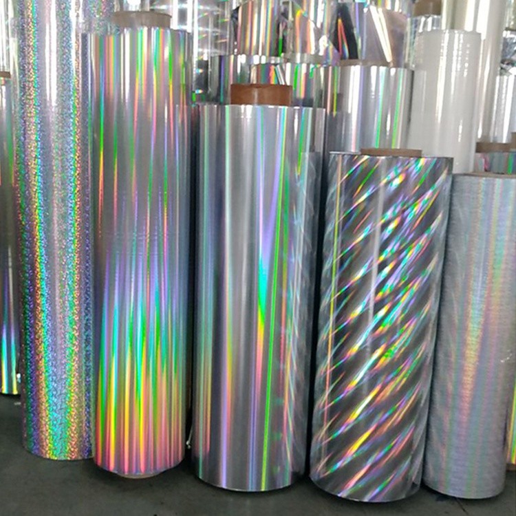 PET Holographic Transfer Film , Metalized PET Film For Packing / Printing