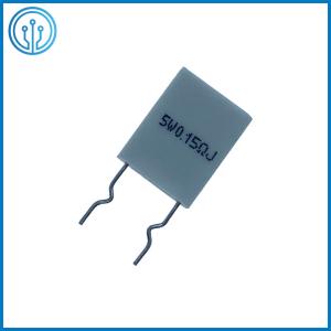 Wholesale Vertical Mount Non Inductance Ceramic Housed Cement Fixed Resistor BPR 5W 0.15R 5% Dip from china suppliers
