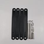 Purpose Replace/Repair 7" Sprint Car Jacobs Ladder Strap Aluminum Black Racing