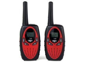 Wholesale ABS Material Small Walkie Talkies For Team Communication Red / Black Color from china suppliers