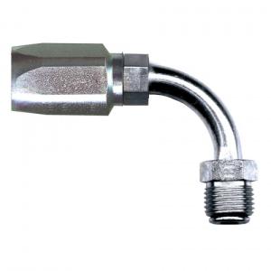 Wholesale SAE 100R1 Reusable Hose Fittings 90 Degree Elbow 45° Male Inverted Flare Adapter from china suppliers