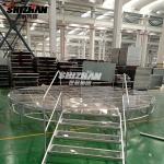 aluminum outdoor event glass stage