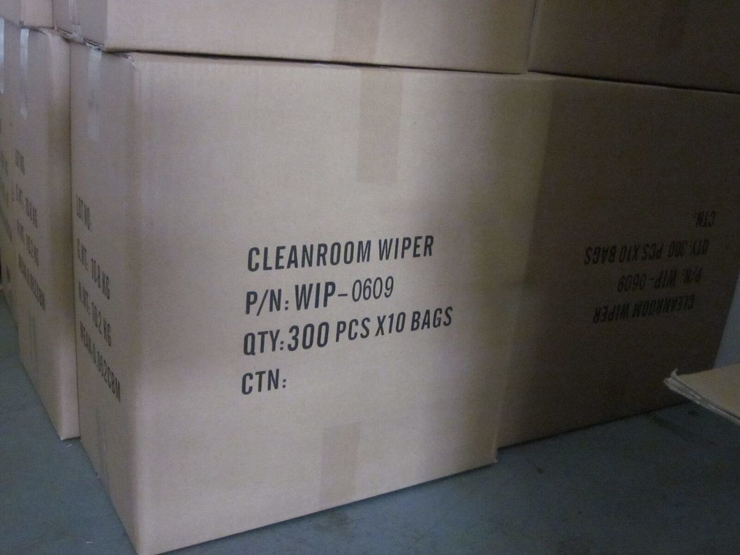 Wip-0609 55% Cellulose 45% Polyester Lint Free Cleanroom Paper Wipers