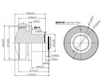 High Definition AVM lens EFL1.44mm Around View Monitor Blind spot-free driving