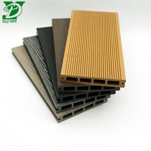 Wholesale 3D Embossed WPC Hollow Decking Outdoor Flooring from china suppliers