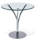 Modern round glass restaurant table furniture