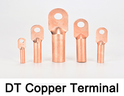 Electric Wire Connector with Tin Coated Copper Tube Compression Cable Lugs Ferrule