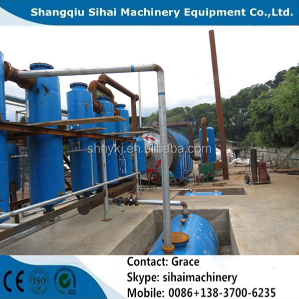 Free Installation Waste Tyre Recycle to Diesel Pyrolysis Plant for Diesel Production
