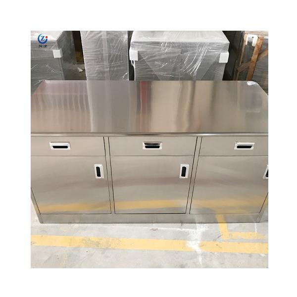 Acid Resistant Biology Laboratory Furniture , W750mm Stainless Lab Work Benches