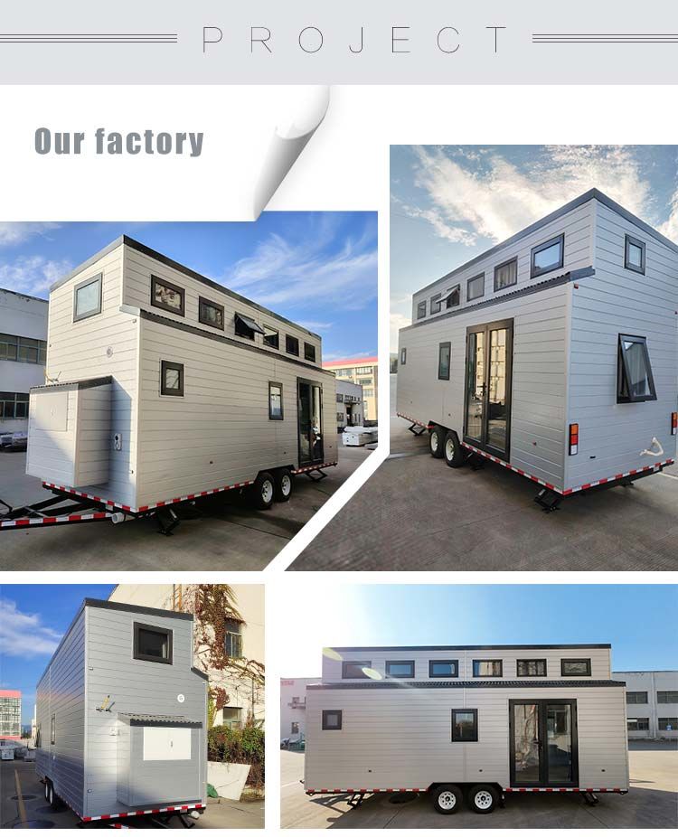 AS/NZS Standard Prefab Light Steel Prefab Tiny House Featuring Metal PU Sandwich Panel Wall And Trailer
