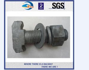 Wholesale TS16949 approved gray phosphating railway bolt and nut for truck from china suppliers