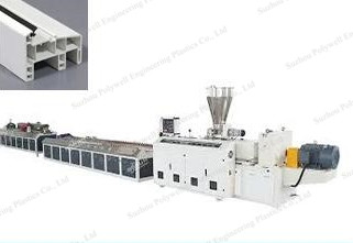 Doors Profile Windows Frame Making Machine Plastic PVC PE WPC Windows Extrusion Production Line