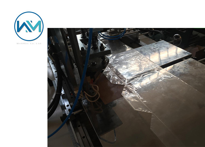 Square bottom Bread bag making machine For PE / CPP / BOPP / POF Material