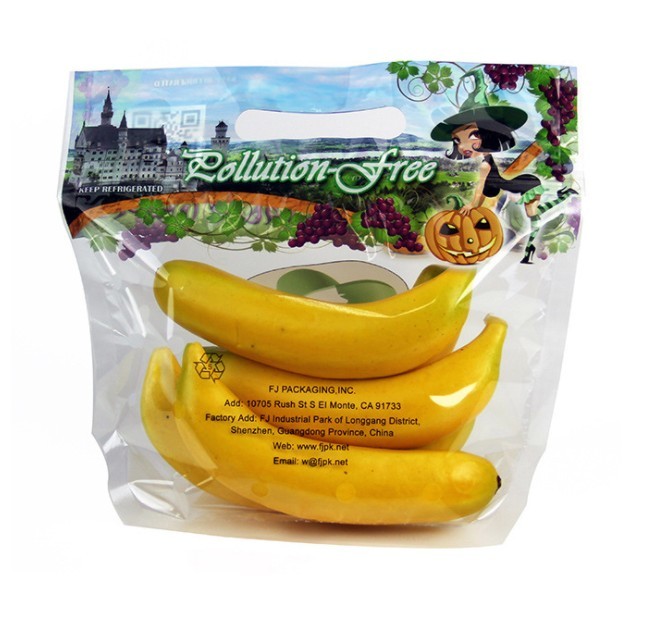 Printing Grapes packing bag with bottom and zipper/Laminated bag for grapes packing/Plastic grapes OPP bag