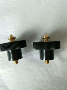 Wholesale Durable Neutral Foot Screw , Black Steel Screws For Auto Level Machine from china suppliers