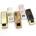 Custom luxury design logo paper cosmetics lipstick lip gloss tube packaging box