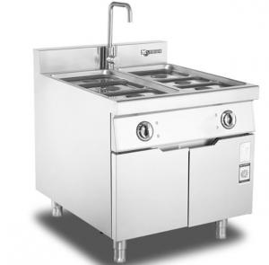 Wholesale Stainless Steel Buffet Counter Food Cooking Stove Electric Bain Marie Food Warmer With Cabinet from china suppliers
