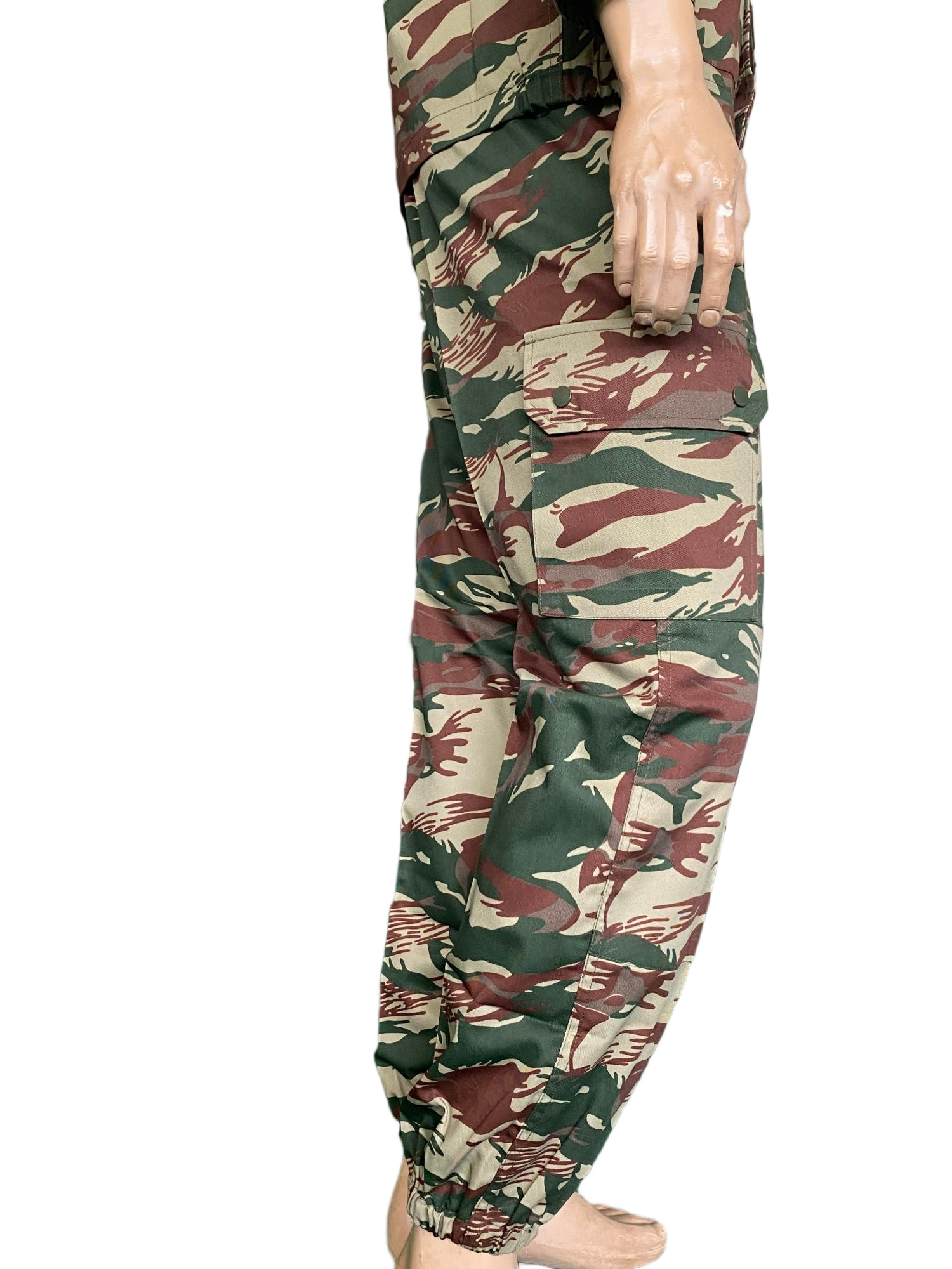Tactical Tiger Stripe Camo Uniform Set for Outdoor Missions Anti Tearing Camouflage Ripstop WR Fabric Uniform Garments