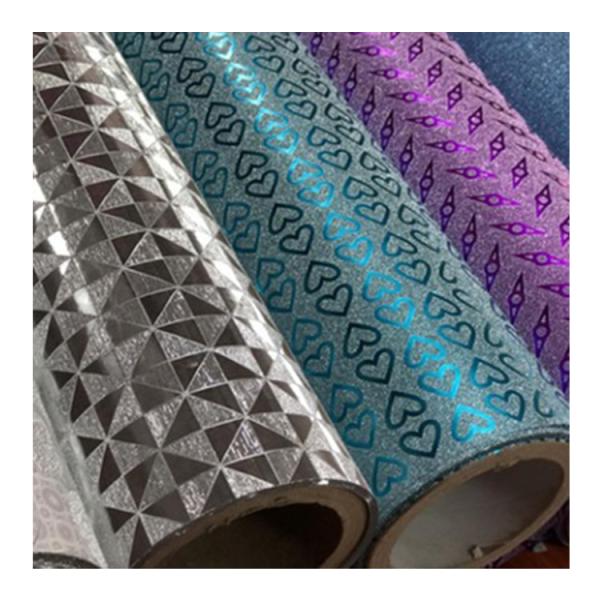 Transparent and Color Metallized Decorative Film with Clear Glitter Finish 1500m