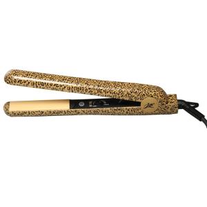 Wholesale Pure ceramic Leopard grain temperture control hair straightener iron from china suppliers