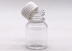 50ml Transparent PET Healthcare Packaging Bottles Round Or Customized Shape