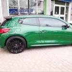 PVC Flexible Colored Paint Protection Film , Anti Scratch Metallic Car Wrap