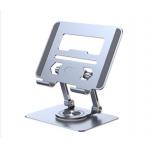 China 360 Degree Rotation Portable Silver Laptop Holder For Up To 17 Inch Screens for sale