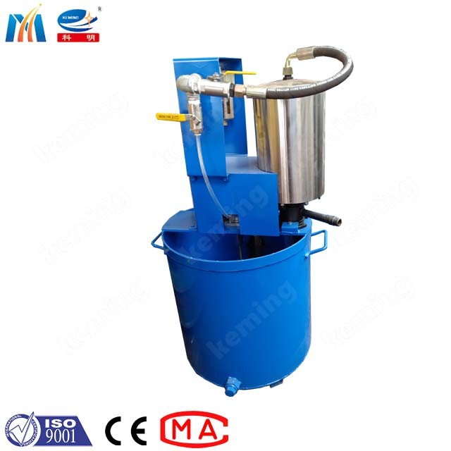 25L/Min Pneumatic Cement Grouting Pump Lightweight Air Driven Cement Slurry Pump