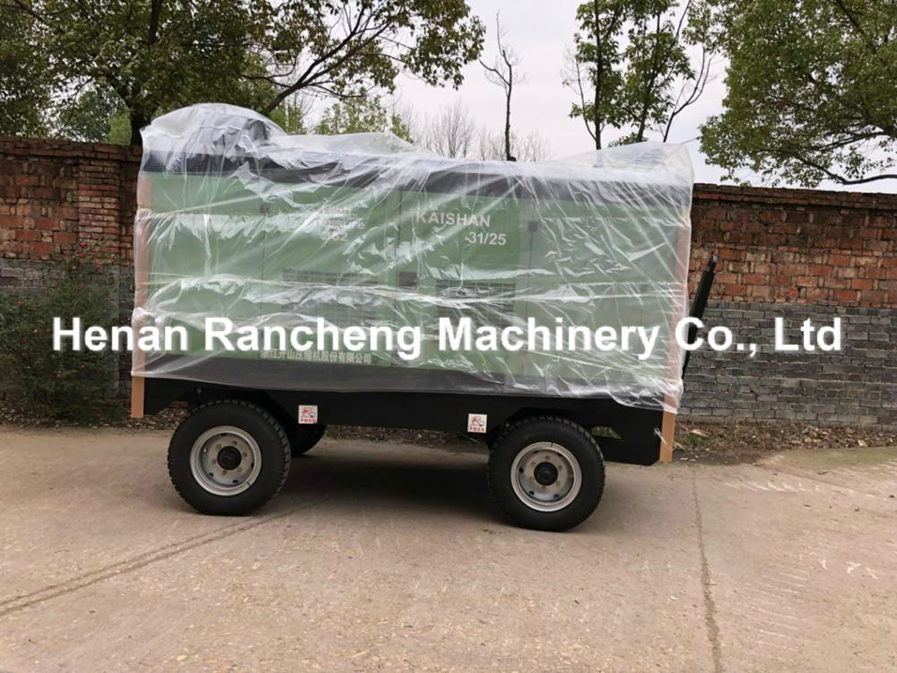 1107CFM 25bBar Diesel Engine Screw Compressors Portable Air Compressors For 2.5-1.8 Mpa Pressure