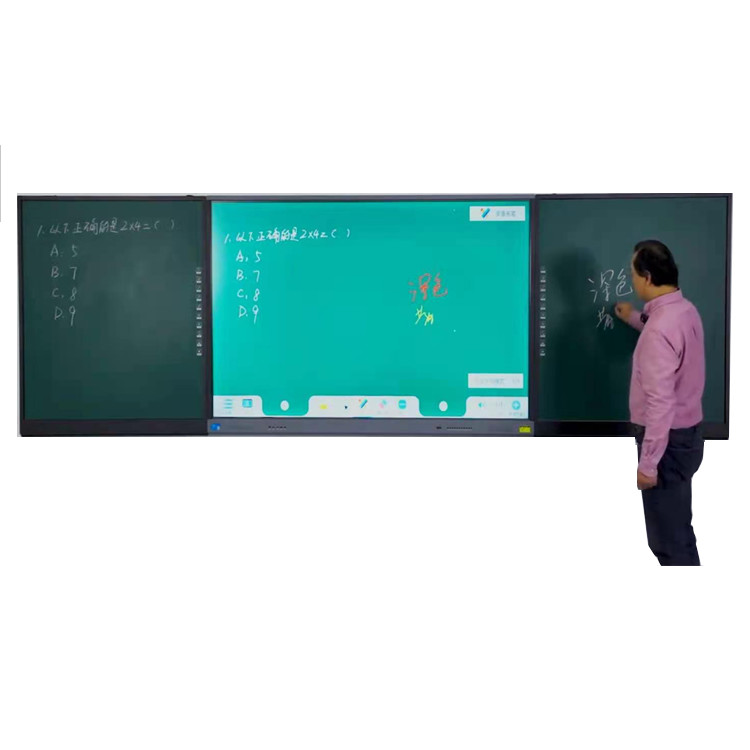 New 86 inch Nano Intelligent Blackboard with All In One Computer Interactive Whiteboard Smart TV Monitors Blackboard