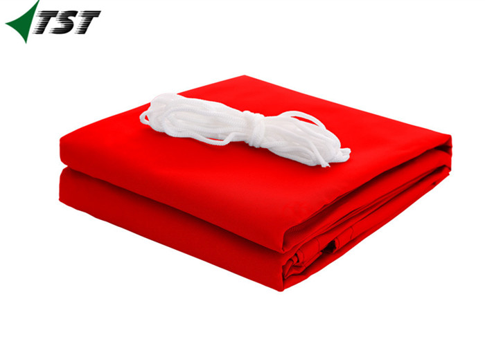 Waterproof Polyester Red Color Rectangle Sun Shade Sail For Outdoor Canopy Patio