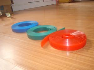 Wholesale Solvents Resistant Silk Screen Squeegee Rubber , Flower Paper Silk Screen Squeegee from china suppliers