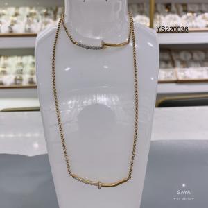 Wholesale Rhinestone Nail Pendant Necklace Bangle 18k Gold Plated Fashion Jewelry from china suppliers
