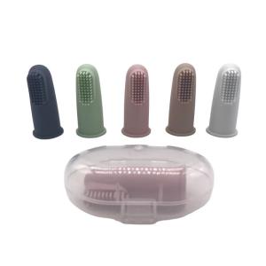 Wholesale Silicone Infant Finger Toothbrush 20 X 9mm Soft Friendly For Babies from china suppliers