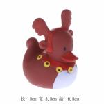 Holiday Decorated Christmas Rubber Duck Candles Design For Carnival Game