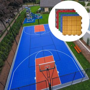 Wholesale PP 3x3 Indoor Court Tiles Outdoor Backyard Basketball Court Flooring from china suppliers