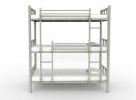 School Furniture Metal Bunk Bed Tribed Large Space Bed Bedroom Frame Heavy Duty