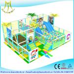 Hansel popular soft playground kids plastic playhouse indoor and outdoor