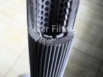 Anti Corrosion 0.2um-120um Pleated Filter Element For Polymer Melts
