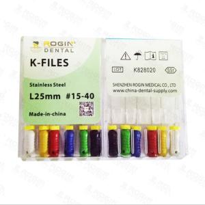 Wholesale Dental Root Canal Files ISO Stainless Steel Dental File SS K Type from china suppliers