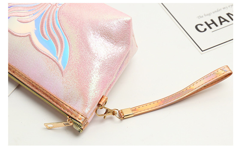 Iridescent Makeup Pouch Toiletry Pouch Hologram Clutch Cosmetic Pouch